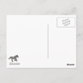 Carte Postale horses (Dos)