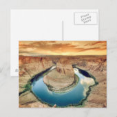 Carte Postale Horseshoe Bend Caynon (Devant / Derrière)