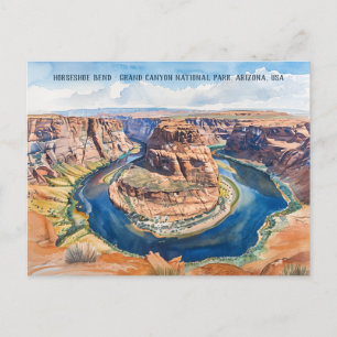 Carte Postale Horseshoe Bend Grand Canyon National Park