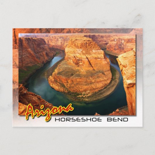 Carte Postale Horseshoe Bend près de Page, Arizona (Devant)