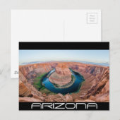 Carte Postale horseshoe plier arizona (Devant / Derrière)