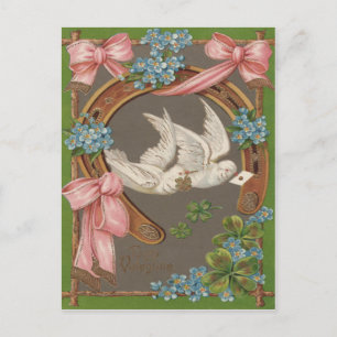 Carte Postale Horseshover à quatre feuilles