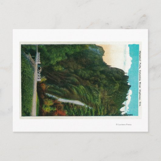 Carte Postale Horsetail Falls dans la Columbia River Gorge (Devant)