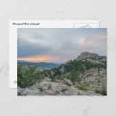 Carte postale Horsetooth Rock Colorado (Devant / Derrière)