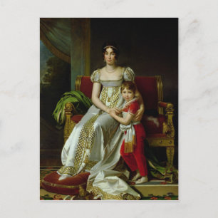 Carte Postale Hortense de Beauharnais et son fils