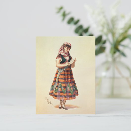 Carte Postale Hortense Schneider (Debout devant)