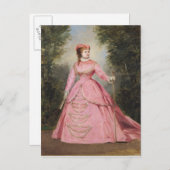 Carte Postale Hortense Schneider 1868 (Devant / Derrière)