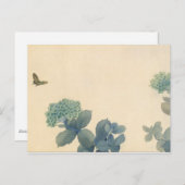 Carte Postale Hortensias par Shunso (Devant / Derrière)