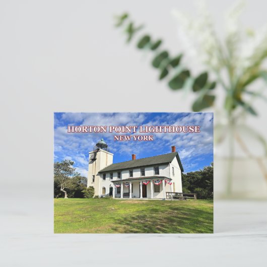 Carte Postale Horton Point Lighthouse, New York Postcard (Debout devant)