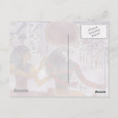 Carte Postale Horus égyptien antique (Dos)