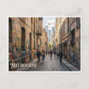 Carte Postale Hosier Lane Melbourne Australie