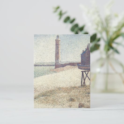 Carte Postale Hospice et phare, Honfleur par Georges Seurat (Debout devant)