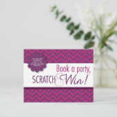 Carte Postale Hostess Scratcher/Instructions - FAC (Debout devant)