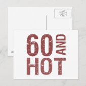 Carte Postale Hot 60e anniversaire (Devant / Derrière)