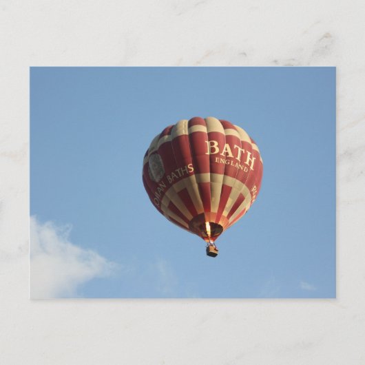 Carte Postale Hot air balloon, Bath, Somerset, UK (Devant)