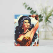 Carte Postale Hot Cavewoman (Debout devant)