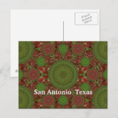 Carte postale Hot Chile Mandala Array (Devant / Derrière)