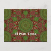 Carte postale Hot Chile Mandala Array (Devant)