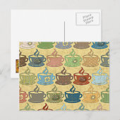 CARTE POSTALE HOT COFFEE (Devant / Derrière)