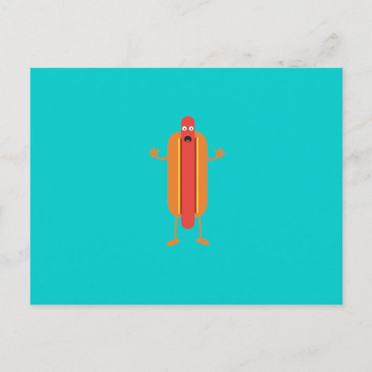 Carte Postale Hot Dog (Devant)