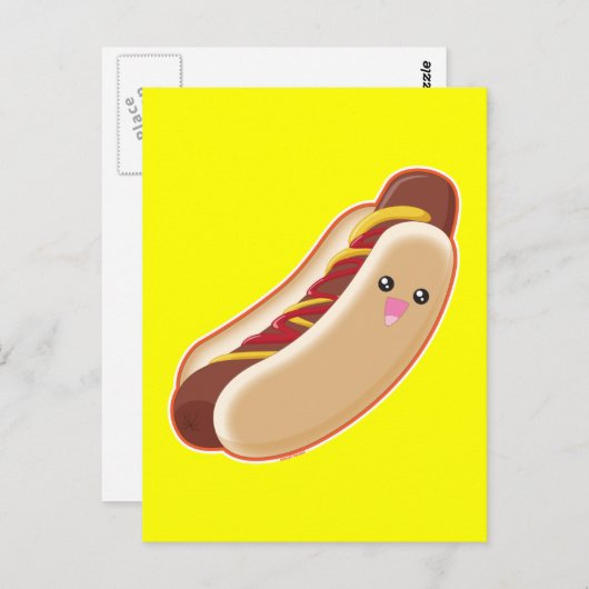 Carte Postale Hot Dog ! (Devant / Derrière)