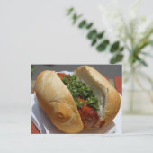 Carte postale Hot Dog (Debout devant)