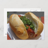 Carte postale Hot Dog (Devant / Derrière)