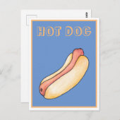 Carte Postale Hot dog (Devant / Derrière)