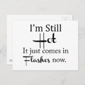 Carte Postale Hot Flashes (Devant / Derrière)