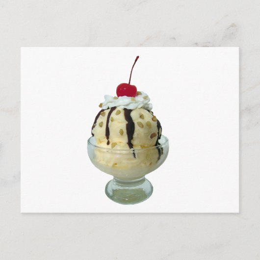 Carte Postale Hot Fudge Sundae (Devant)