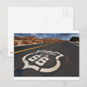 Carte Postale hot rod de voyage des Etats-Unis de panneau (Devant / Derrière)