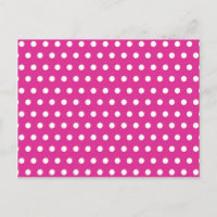 Hot rose Fuchsia et blanc Pois Motif cadeau