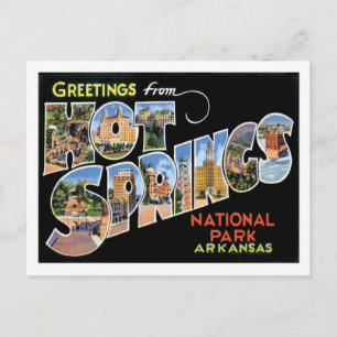 Carte Postale Hot Springs National Park Arkansas Travel US City