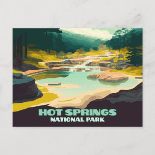 Carte Postale Hot Springs National Park Arkansas Vintage Retro