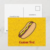 Carte Postale Hotdog (Devant / Derrière)