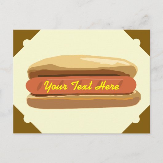 Carte postale Hotdog (Devant)
