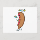 Carte Postale Hotdog aux Fléchettes avec Fléchette.PNG (Devant)