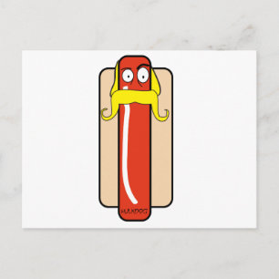 Carte Postale Hotdog Hulk Hogan