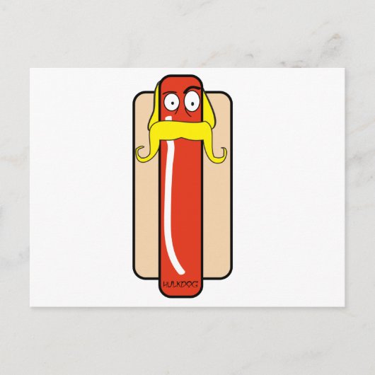 Carte Postale Hotdog Hulk Hogan (Devant)