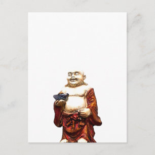 Carte Postale Hotei Bouddha riant