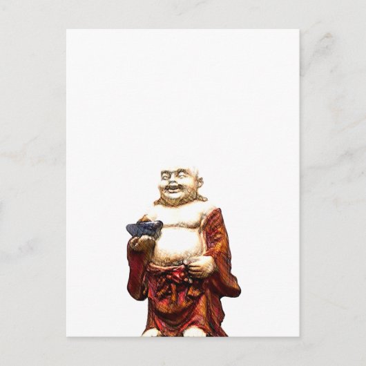 Carte Postale Hotei Bouddha riant (Devant)