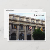 Carte Postale hôtel à geneva (Devant / Derrière)