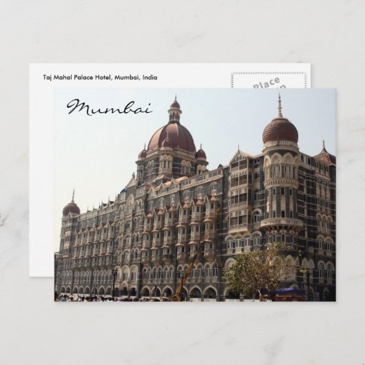 Carte Postale hôtel à mumbai (Devant / Derrière)