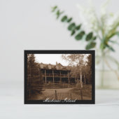 Carte Postale Hôtel abandonné Mackinac Island (Debout devant)