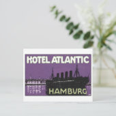 Carte Postale Hotel Atlantic Hamburg (Debout devant)