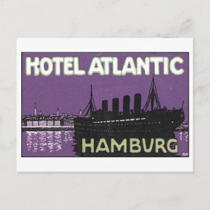 Carte Postale Hotel Atlantic Hamburg