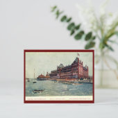 Carte Postale Hôtel Chamberlain, Forteresse Monroe, Virginia Vin (Debout devant)