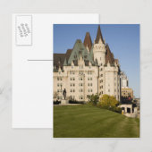 Carte Postale Hôtel Château Laurier à Ottawa, Ontario, Canada (Devant / Derrière)