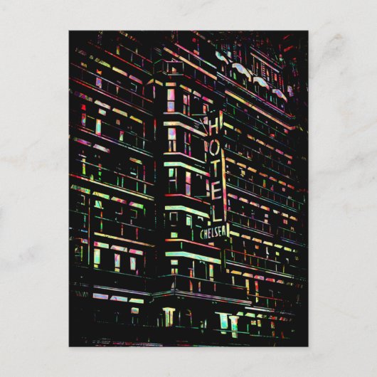 Carte Postale Hotel Chelsea New York (Devant)