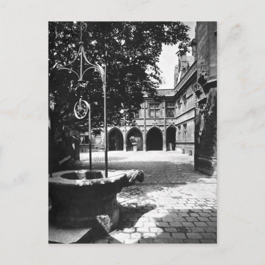 Carte Postale Hôtel Cluny vu de la cour, Paris (Devant)